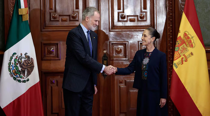 México: Claudia Sheinbaum rompió el hielo con Felipe VI de España